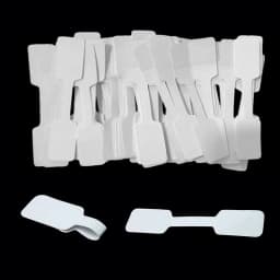 100pcs Blank Paper Label Tags with Sticker Fit Necklace Bracelet Earring Ring Price Tags Jewelry Store Display Small Business
