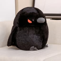 35/40cm Cute Sparrow Crow Plush Toy Standing Stuffed Bird Animal Doll Soft Shaped Lifelike Children Toys