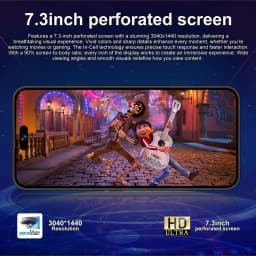 K-Touch 5G Smartphone 17 Pro Max 22G+2TB Cell Phone 7.3inch Full Display Mobile Phones Face Recognition 16+48MP Camera 5G Dual Sim 7800mAh Battery Android 15 Cellphones