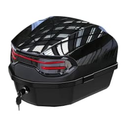 1pc 35L Motorcycle Top Box, Motorcycle Trunk ABS Material Wear-Resistant with Lock, Motorcycle Accessories,Motorcycle Helmet