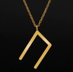 customer women rune necklace style
