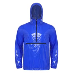 Mens Waterproof Sweatshirt Windproof Long Sleeve Front Kangaroo Pocket Hoodie Raincoat Hiking Camping Windbreaker Rain Jackets