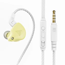QKZ AK3 FiLe Wired Earphone with Microphone HiFi Music Monitor Bass Headphones Noise Cancelling Headset For Sport Gaming Earbuds