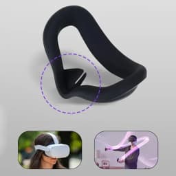 New For Oculus Quest 2 Replacement Face Pad Cushion Face Cover Bracket Protective Mat Eye Pad For Oculus Quest 2 VR Accessories