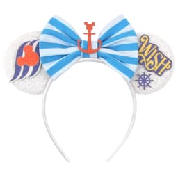 Cartoon Cute Mouse Ears 25th Anniversary Commemoration DIY Mouse Ears Magic Cruise Sparkle Bow DIY Headwear Adults Hairbands