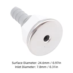 4pcs Bathtub Air Bubble Jet Nozzle PVC SPA Bathtub Straight Bubble Nozzle for Pool Accessory