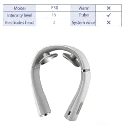 TENS Pulse Back Neck Massage Wireless Smart Sholder Cervical Massager Heating Muscle Punch Beating Care Device