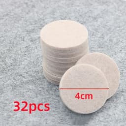 Felt Chair Leg Pads 5mm Thick Floor Scratch Protector Mat Mute Non-slip Self Adhesive Foot Pad for Furniture Accessories