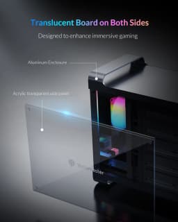【Free Local Warehouse】Yottamaster 5-Slot RAID External Hard Drive Enclosure 2.5" 3.5" SATA HDD/SSD Enclosure with RGB Silent F