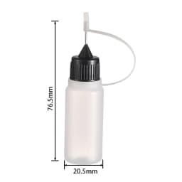 5pcs/lot 5-120ML PE Plastic Squeezable Tip Glue Applicator Plastic Bottle for Paper Quilling DIY Scrapbooking Paper Craft Tool