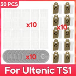 Compatible with Ultenic TS1 Parts Accessories Main Side Brush Filter Mop Dust Bag Robot Vacuum Cleaner Kits