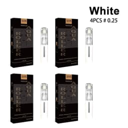 1/2/4/6pcs Derma Roller 0.2mm 105pcs Titanium Needle Lip BOOSTER Microneedle Dermaroller Face Massage Lip Beard Beauty Skin Care