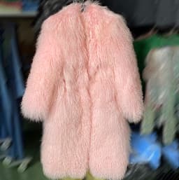 YOLOAgain 2025 Winter Warm Turn-Down Collar Real Mongolia Sheep Fur Jacket Long Women Plus Size 6XL Outerwear