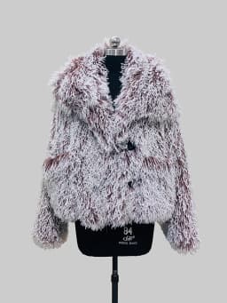 Nerazzurri Autumn Winter Oversized Thick Warm Soft Hairy Faux Fur Coat Women with Hood Single Breasted Luxury Designer Clothes