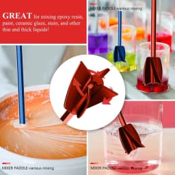 1/4x Attachment Resin Mixer for Mixing Epoxy Without Bubble Stirrer for Tumbler 13MD
