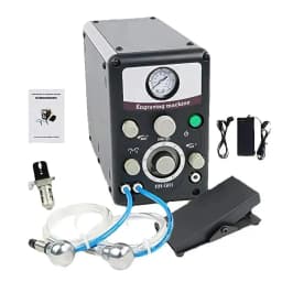 PHYHOO Hand Engraving & Stone Setting Tools Graver Max G8 Quick Setup Pneumatic Engraver Machine Jewellery Making Equipments