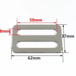 5/10Pcs 20-50mm Stainless Steel Tri-Glide Slider Buckles for Bag Strap Backpack Adjust Webbing Clips Clasp Bags Accessories