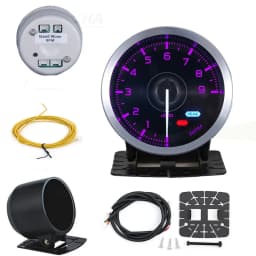 HA 60mm Auto Gauge Standalone Meter 7Color Def I Advance A1 Oil Pressure Turbo Boost EGT Exhaust Temp Tachometer Water Oil Temp
