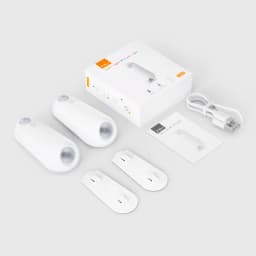 Smart Motion Sensor Night Light LED Projector Toilet Lights USB Rechargeable Colorful Foot Lamp Wall Lamp for Bathroom Corridor