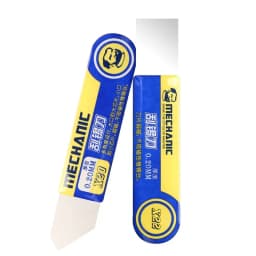 MECHANIC Ultra Thin 0.2mm Tin Spatula Solder Paste BGA Repair Scraper Wear-Resistant Glue Tin Remover Flat Oblique Mouth Blade