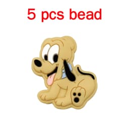 5pcs Silicone Cartoon Beads Pacifier Chain Baby DIY Care Pacify Accessory Adornment