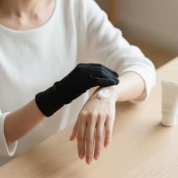 6-12Pairs Black Cotton Gloves Soft Moisturizing Overnight Eczema Cloth Gloves Stretch Washable Jewelry Inspection Working Gloves