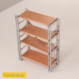 1:6 1:12 BJD Dollhouse Wrought Iron Storage Rack Miniature Items Bookcase Mini Storage Rack Dolls House Accessories Furniture
