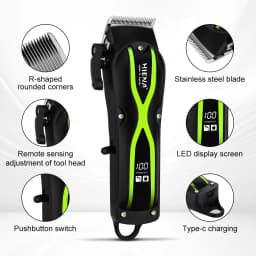 Hiena Electric Hair Clipper U Rechargeable Cordless Beard Trimmer Men Powerful Electric Hair Clipper Trimming ToolB