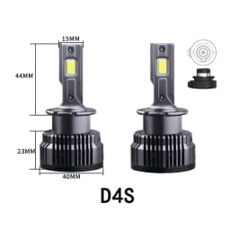 D2S D4S Led Car Headlight 35W Canbus Bulbs CSP D1S D3S D8S 30000LM Super Bright D2R D4R Auto Turbo Fan Lamp Plug&Play Xenon HID