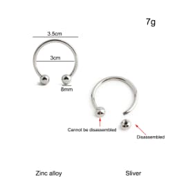 10/30/60PCS Detachable D-Buckle Metal Opening D Ring For Shoulder Bag Belt Strap Swimwear Decor Hat Horseshoe Hook Accessories