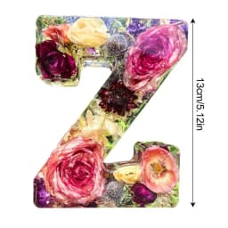 Dry Flower Letter Lamp Luminous Alphabet LED Light Decororation Night Light for Home Wedding Birthday Christmas Party Decoration