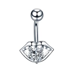 1PC Devil Heart Butterfly Navel Piercing Stainless Steel Crystal Belly Button Rings for Women Drop Dangle Earring Body Jewelry