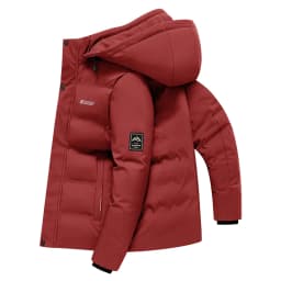 Winter Keep Warm Thickening Solid Coat Outdoors Fashion Removable Hat Jacket New Fashion Casual Comfort Windproof Men Parka