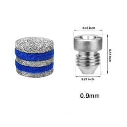 New Foam Cannon Orifice Nozzle Tips and Foam Maker Mesh Filter 0.9MM to 1.4MM Foam Generator For Washing Automotive