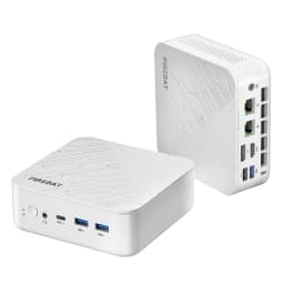FIREBAT AM02 Mini PC AMD Ryzen 7 H255 DDR5 16GB RAM M.2 PCIe 512GB SSD WiFi6 BT5.2 1000M LAN Portable Windows11 Desktop Computer