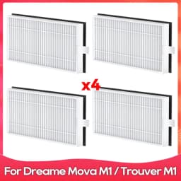 Fit For ( Dreame Mova M1 / Trouver M1 / Okami R110 / ROPO Laser Slim / Kewbily DL30 Pro ) Side Brush Filter Mop Accessories Part