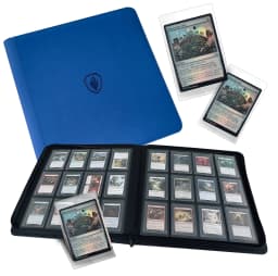 Holds 384 Toploaders | 12-Pocket | Ringless Double-Sided Pockets | Premium Top Loader Binder for Trading Cards