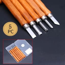 Professional Wood Carving Chisel Set with Carbon Steel Wood Carving Tools, Suitable for Carving Carpenters and Beginners