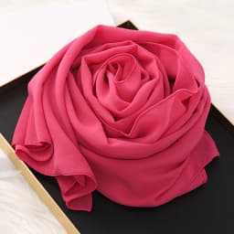 2025 Muslim Hijab Scarf With Zipper Plain Bubble Chiffon Ready to Wear Veiled Hijab Wrap Solid Shawls Headscarf Turban Ramadan
