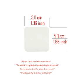 50PCS 5x5cm Square Blank Label Tags Earrings Necklace Holder Jewelry Card Packages For Small Business DIY Accessories Supplies