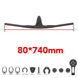 RACE Full Carbon Fibre Internal Cable Integrated Cockpit -17°,50mm-90mm MTB/Cross Handlebar For XC With Mount,Steerer 28.6mm