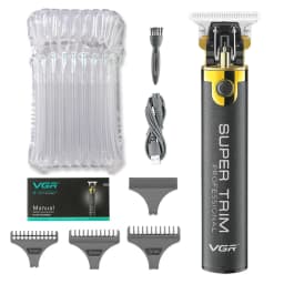 Original VGR Professional USB Electric Hair Trimmer Rechargeable Barber Cordless Hair Clippers For Men Haircut Machine