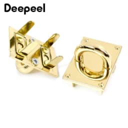 2/4Pcs Deepeel 30mm Gold Side Clip Buckles Bag Metal Lock Clasp O Ring Decor Snap for Handbag DIY Hardware Crafts Accessories