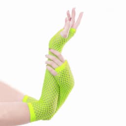 1pair Womens Long Fishnet Net Gloves Fingerless Mesh Gloves Punk Rock Fancy Night Club Party Arm Warmer Gloves Sexy Gloves
