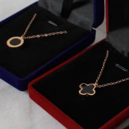 Wholesale Pendant Necklace Chain Storage Package Gift Box Soft Black/Blue/Red Velvet Casket Long Earrings Jewelry Organizer Box