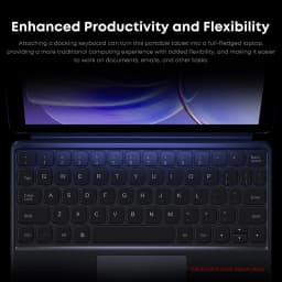 CHUWI Hi10 X2 Windows Tablets With Keyboard Laptop 10.1'' Intel Core i3-10100Y 8GB RAM 256GB SSD 2 In 1 Tablet PC 4K Windows11 WIFI6