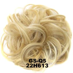 Zolin Synthetic Messy Curly Hair Bun Scrunchie Chignon Donut Elastic Rope Rubber Band Hair Bun Pad Updos Hairpiece