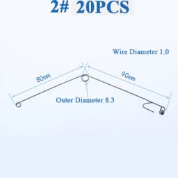 20pcs Stainless Steel Camping Automatic Fishing Device Universal Fishing Tackle Artifact Spring Ejection Hook Fishing Hook