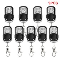 Universal 4 Buttons Garage Door Opener Remote Control 433MHZ Clone Fixed Learning Rolling Code Duplicator Garage