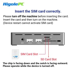 HIGOLEPC Mini PC 12th Gen N95 16GB RAM 256GB ROM,4G Data Mini PC with Screen Dual 2.5GbE LAN Full-Functional USB-C Mini Computer